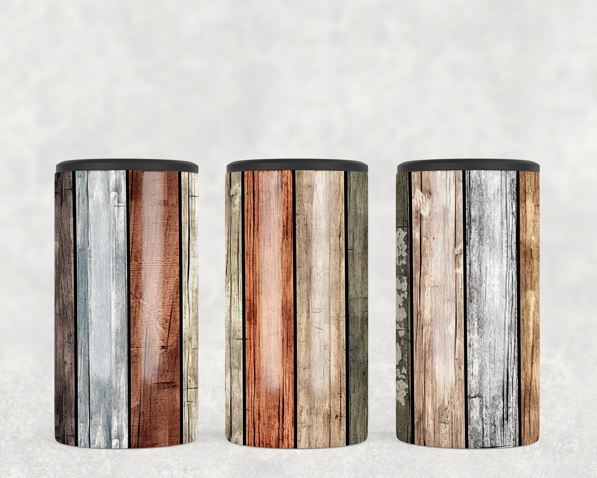 Wood 4 in  1 Can Cooler