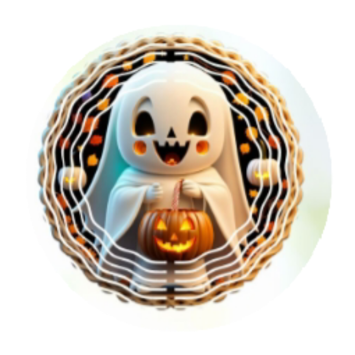 Ghost w/ pumpkin