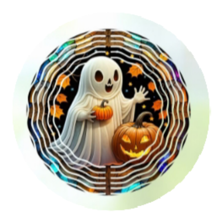 Ghost w/pumpkin