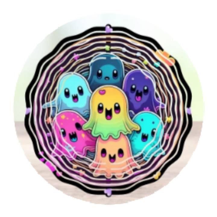 Colorful Ghosts