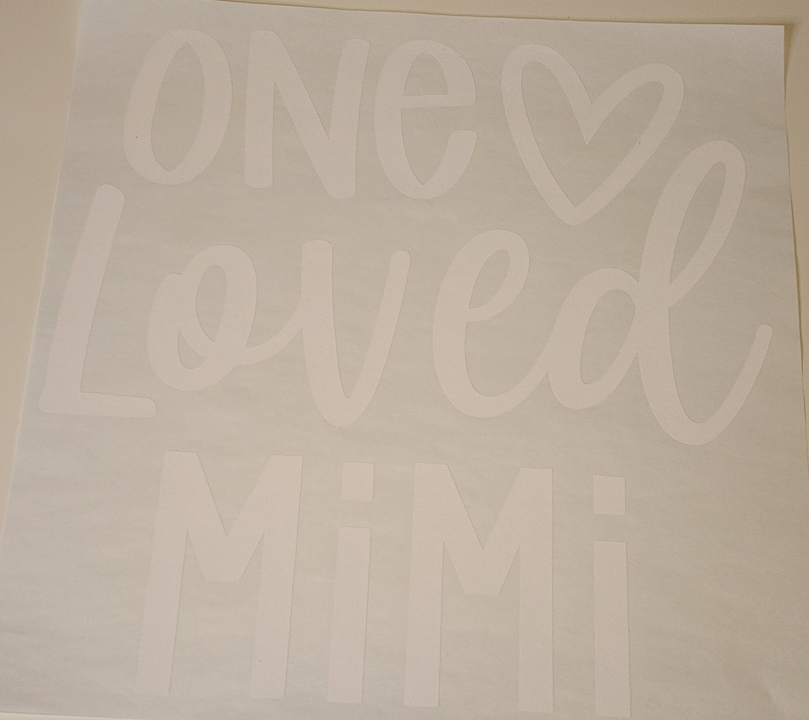 One Loved Mimi