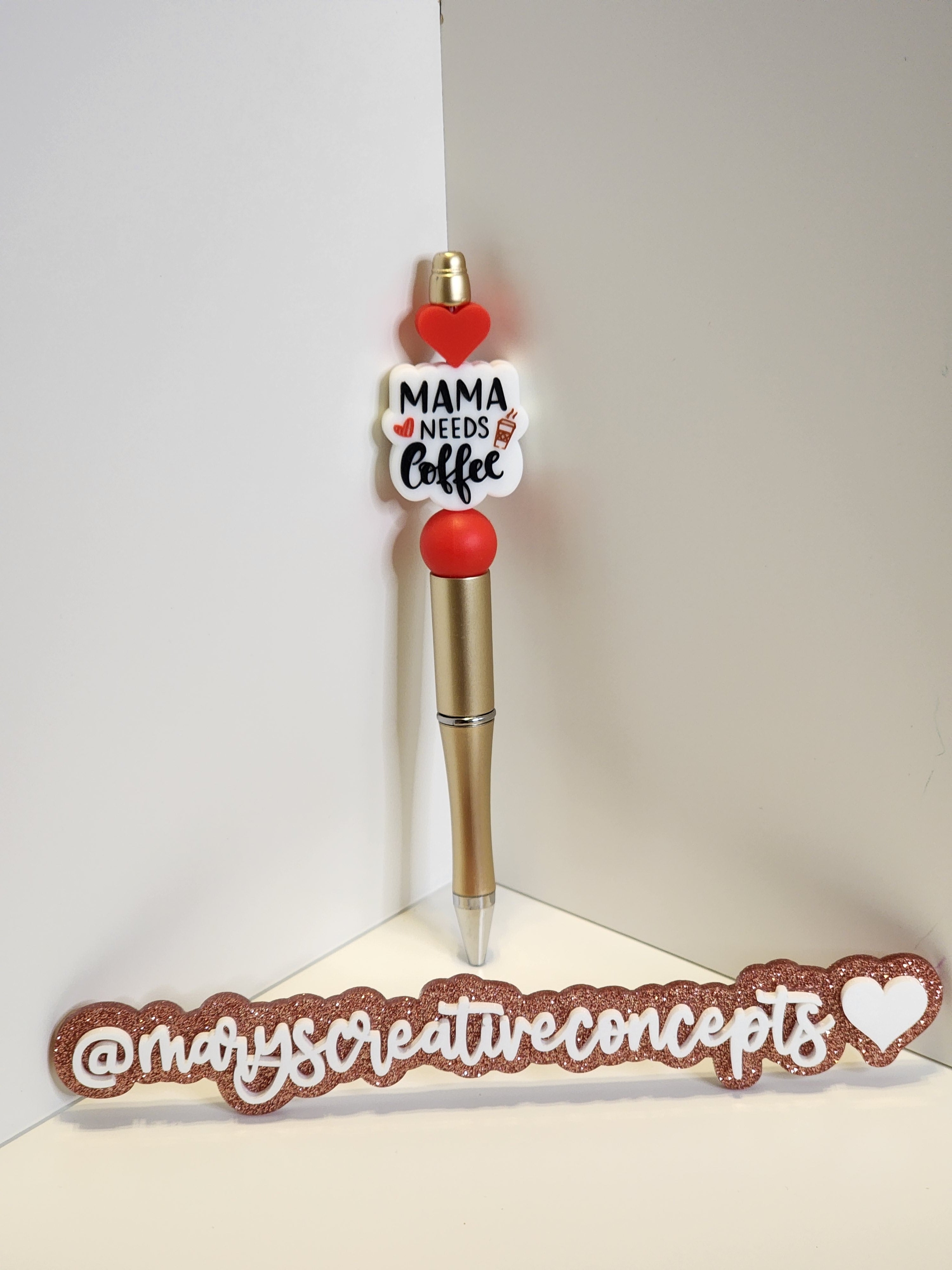 Mama Needs Coffee Silicone Pen