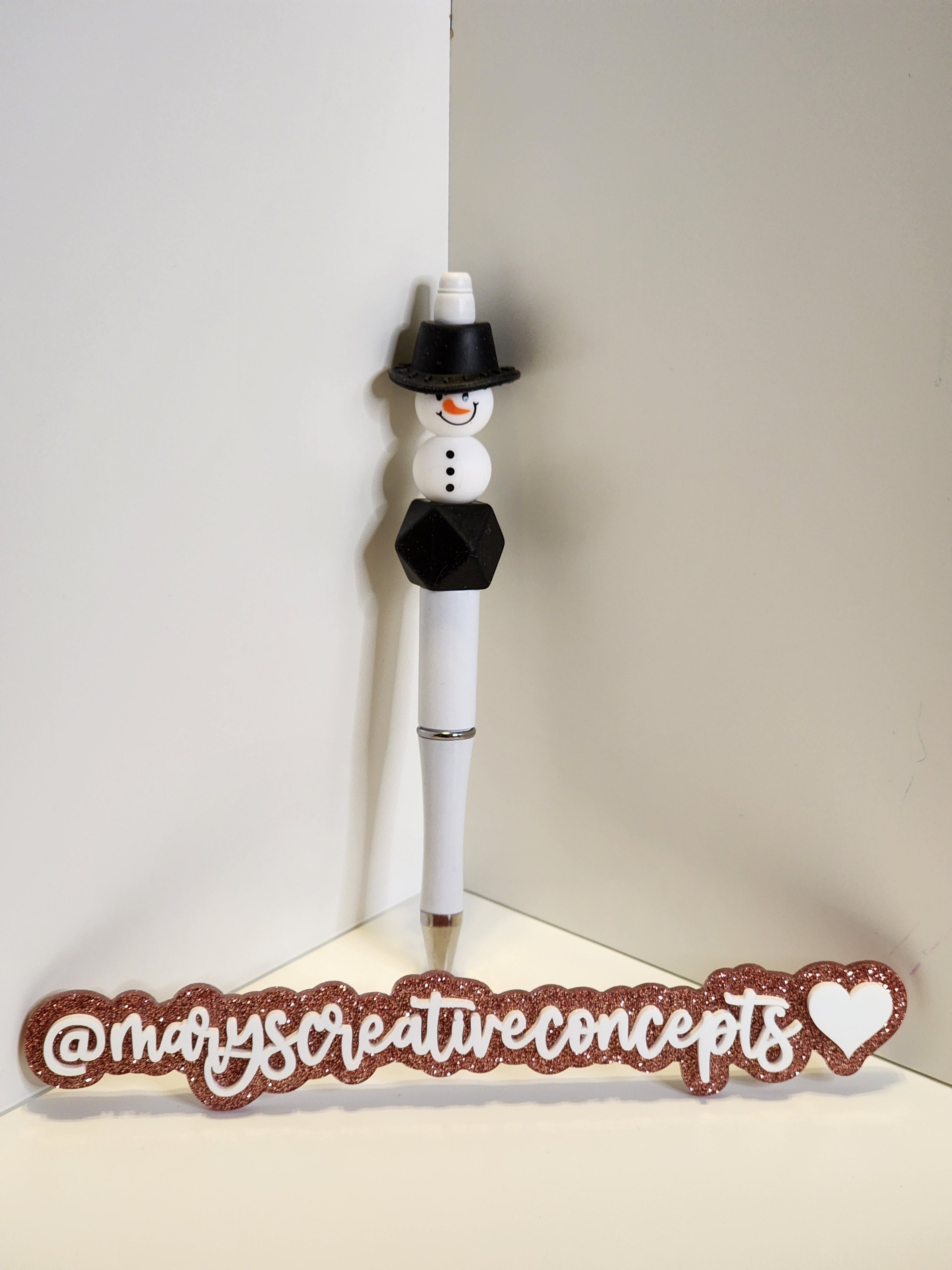 Snowman Silicone Pen