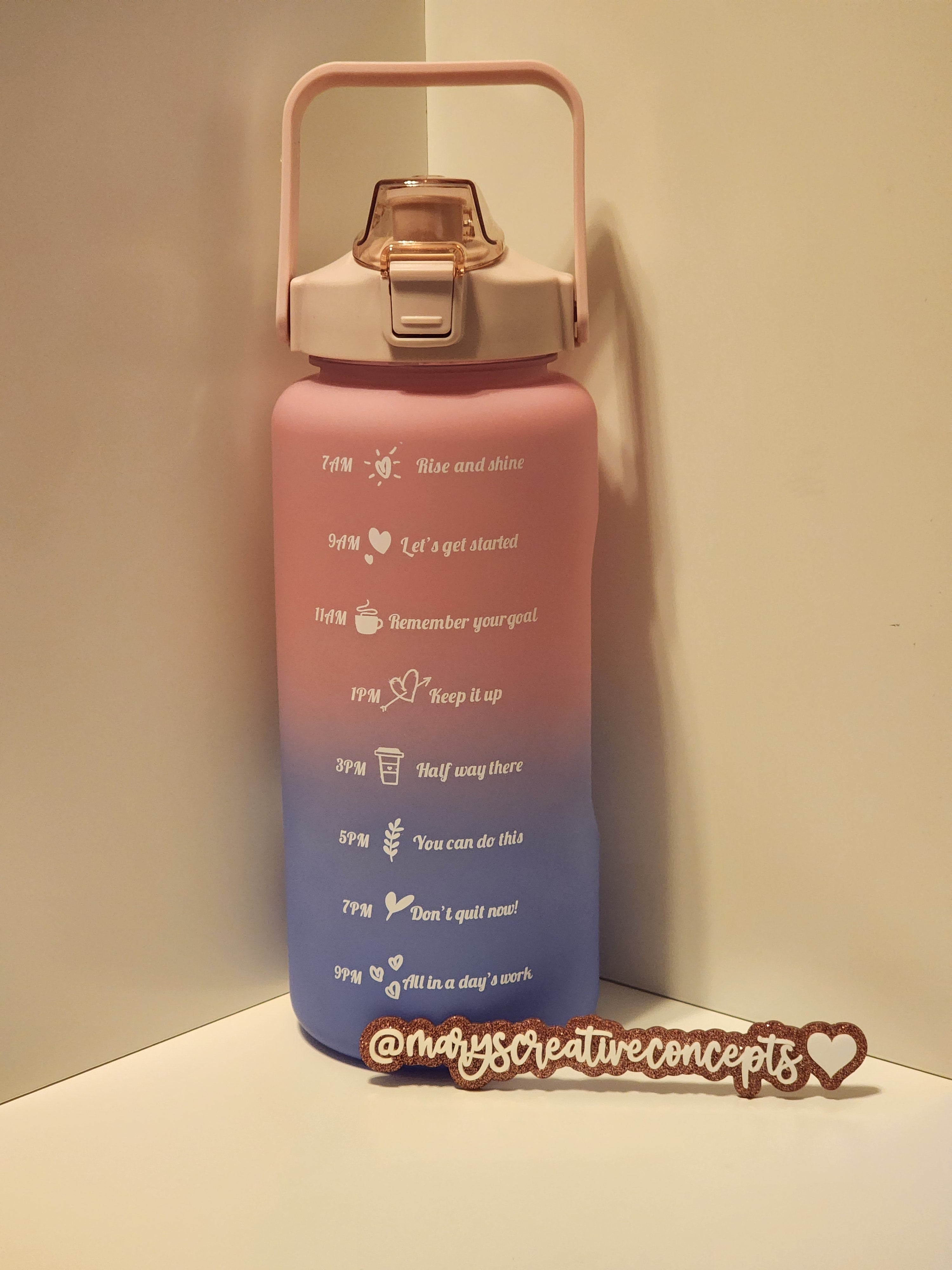 Motivational Water Bottle