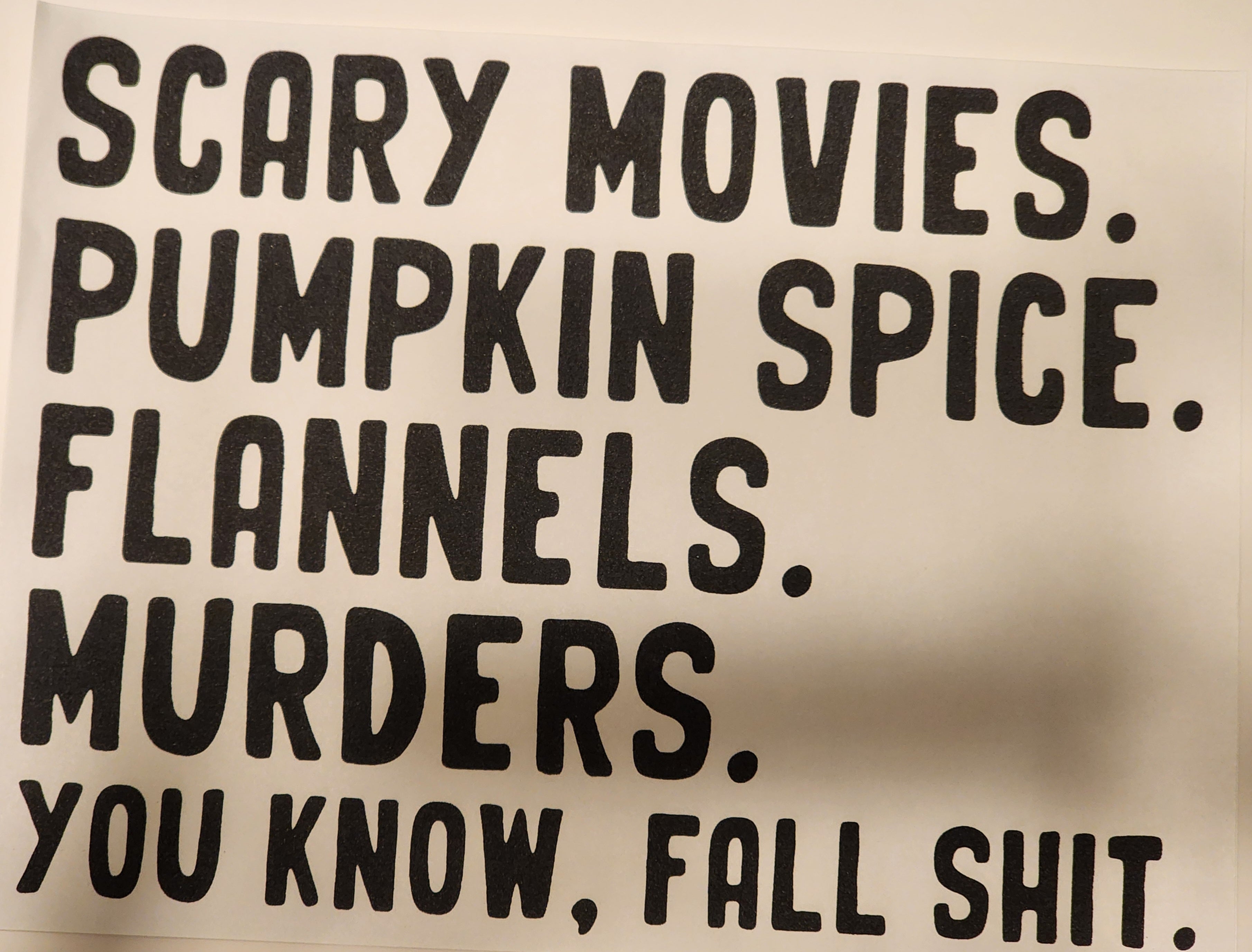 Scary Movies Pumpkin Spice