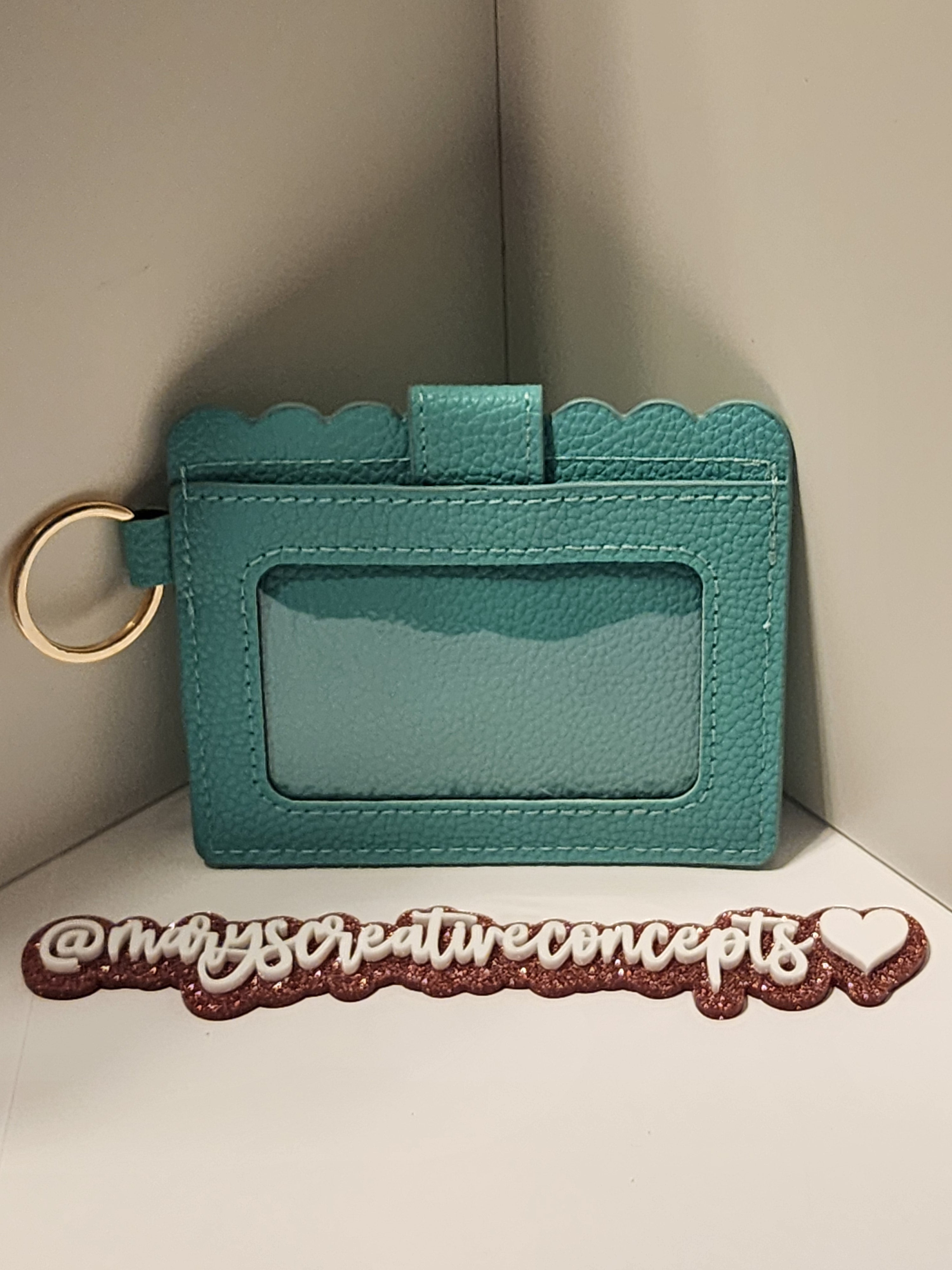 Teal Leather Wallet