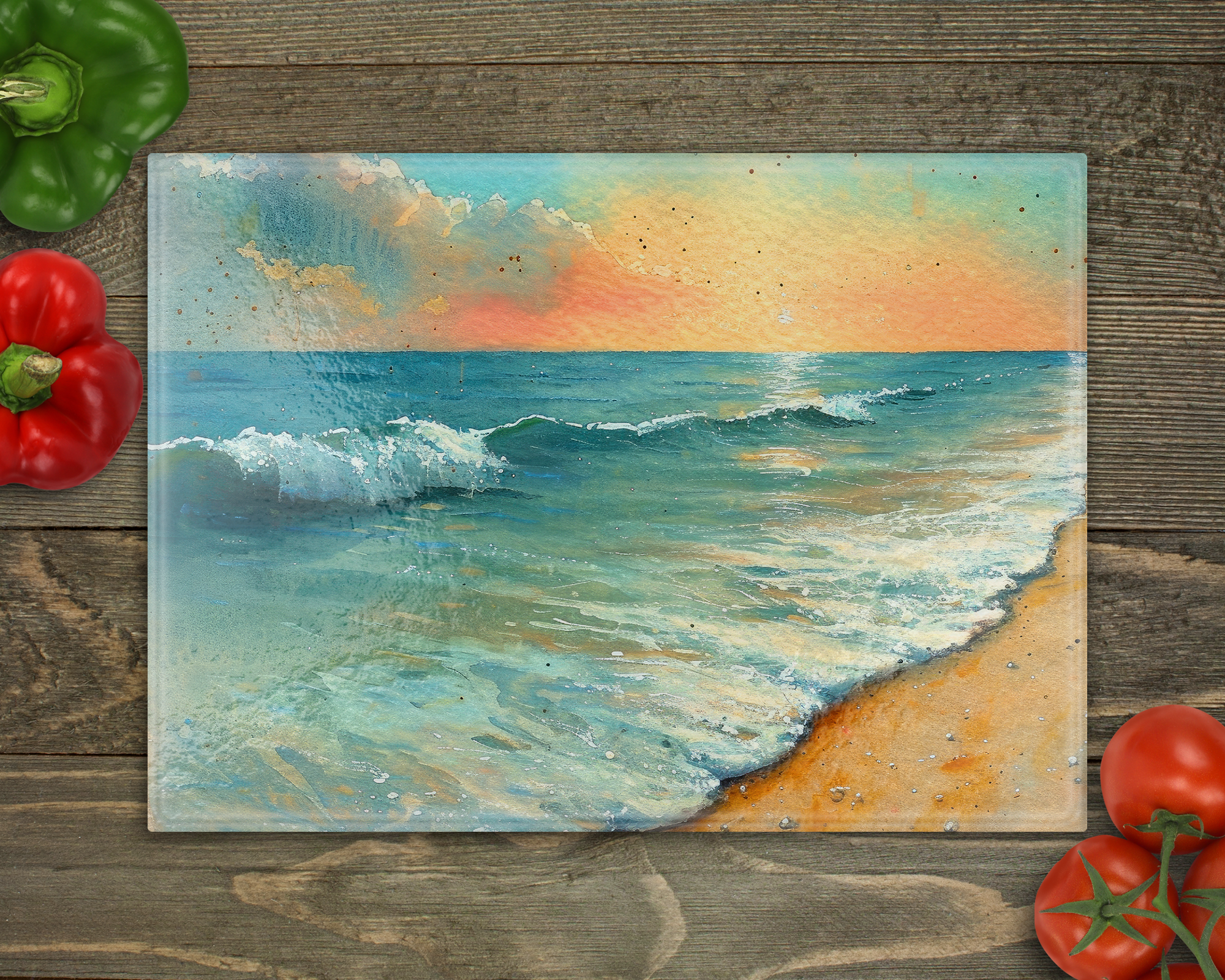 Beach Ocean Cutting Board