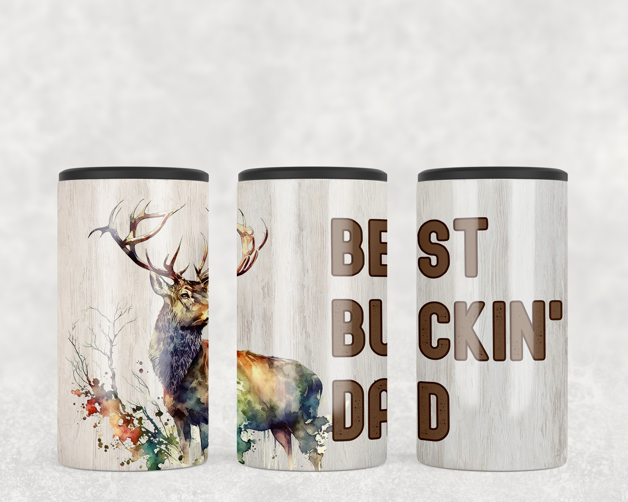 Best Buckin' Dad 4 in  1 Can Cooler