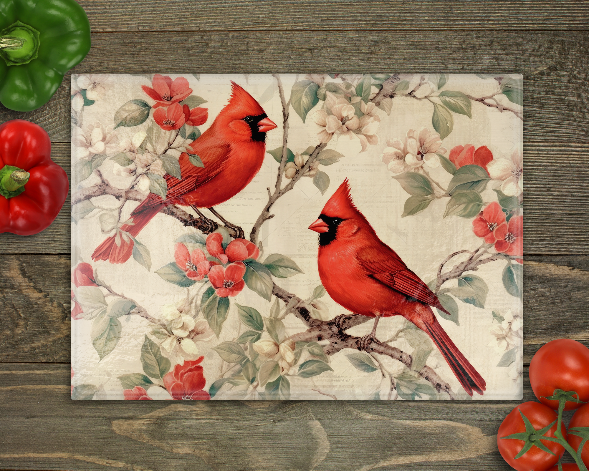 Cardinals Cutting Board