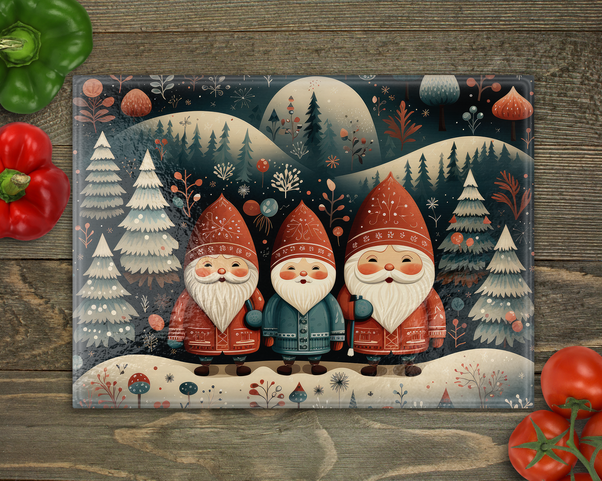 Christmas Gnome Cutting Board