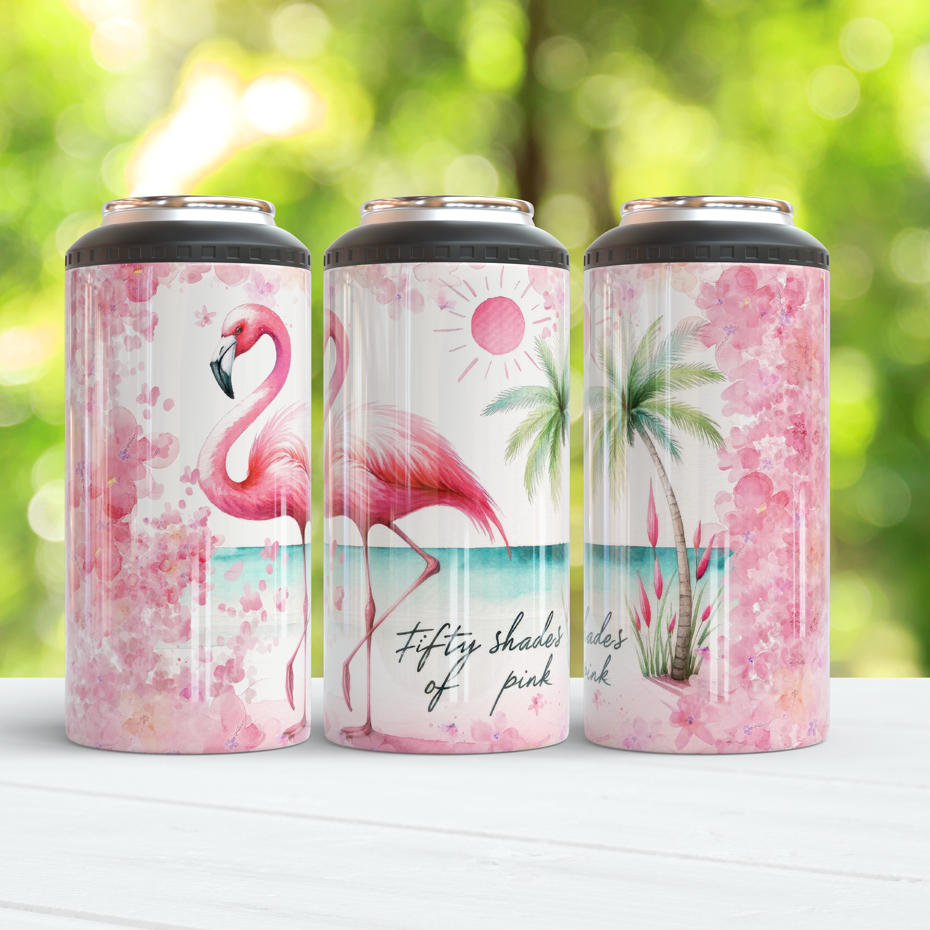 Fifty shades of Pink 4 in  1 Can Cooler