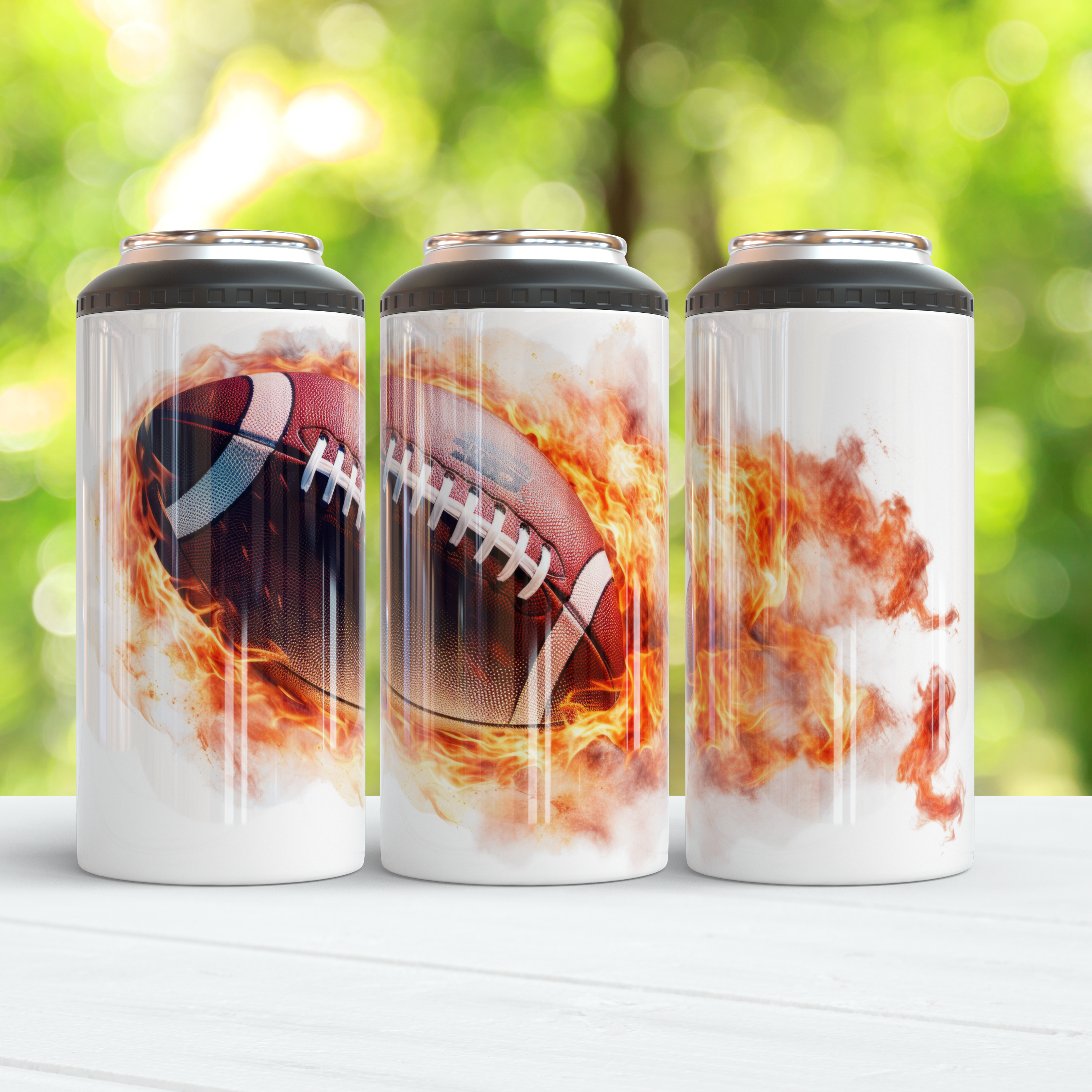 Football 4 in  1 Can Cooler