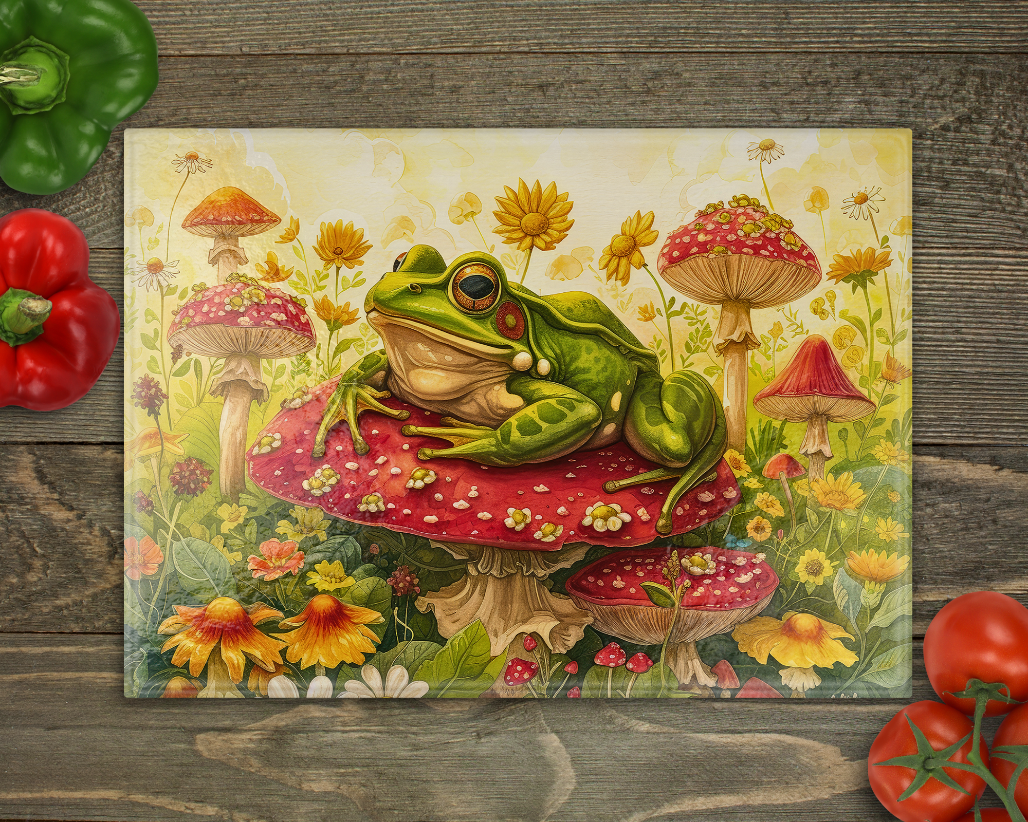 Frog Cutting Board