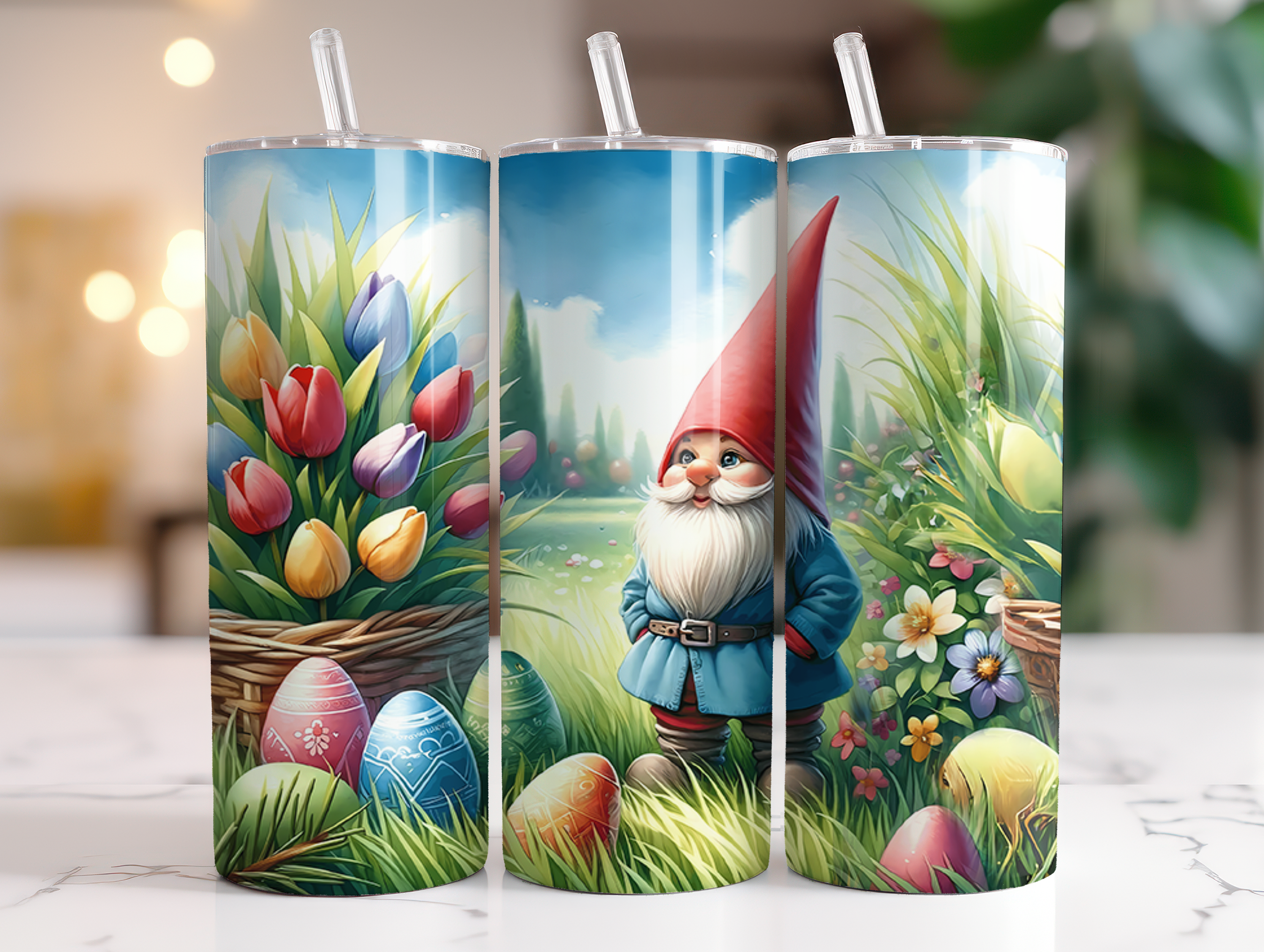 Gnome Tulips