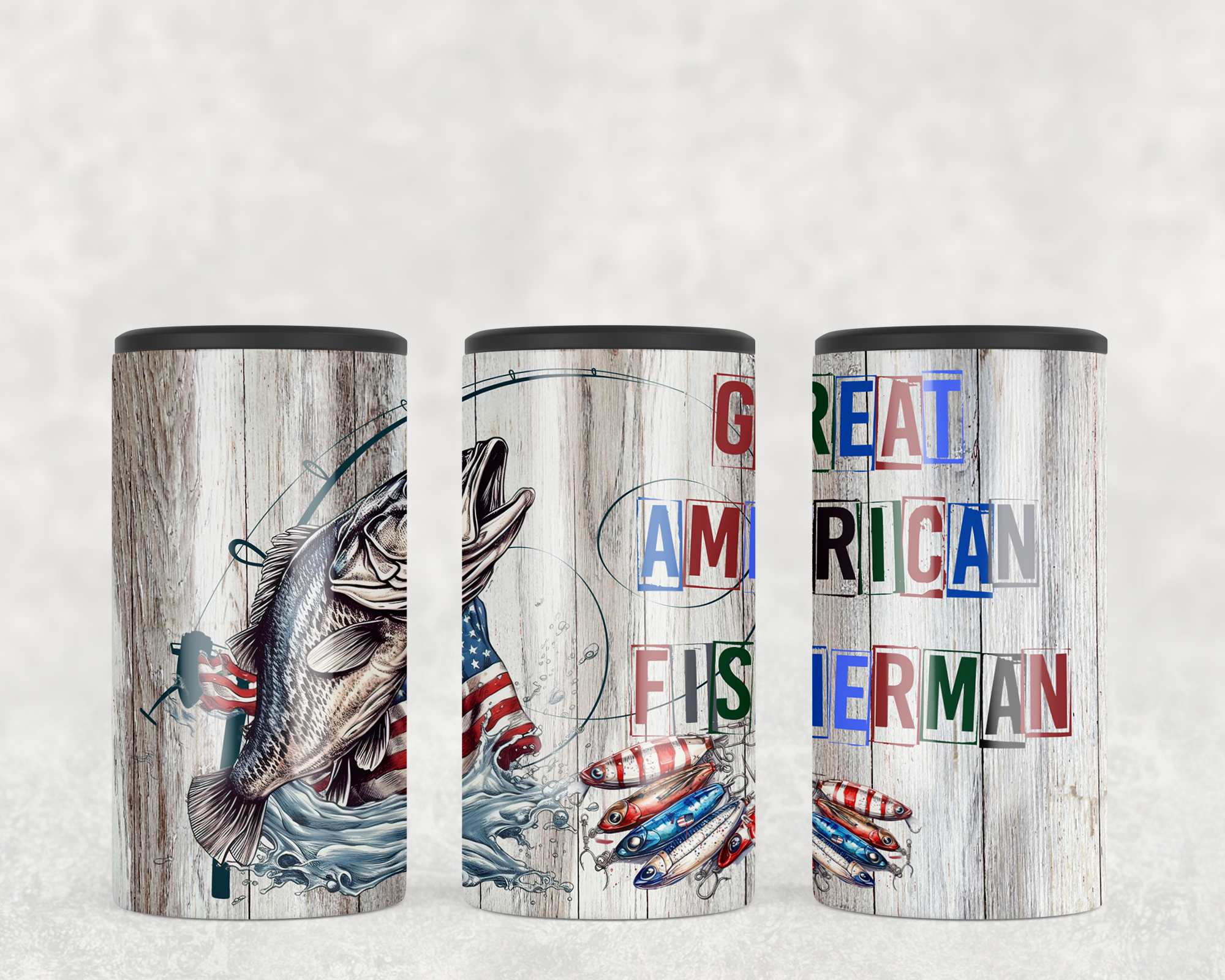 Great American Fisherman  4 in  1 Can Cooler