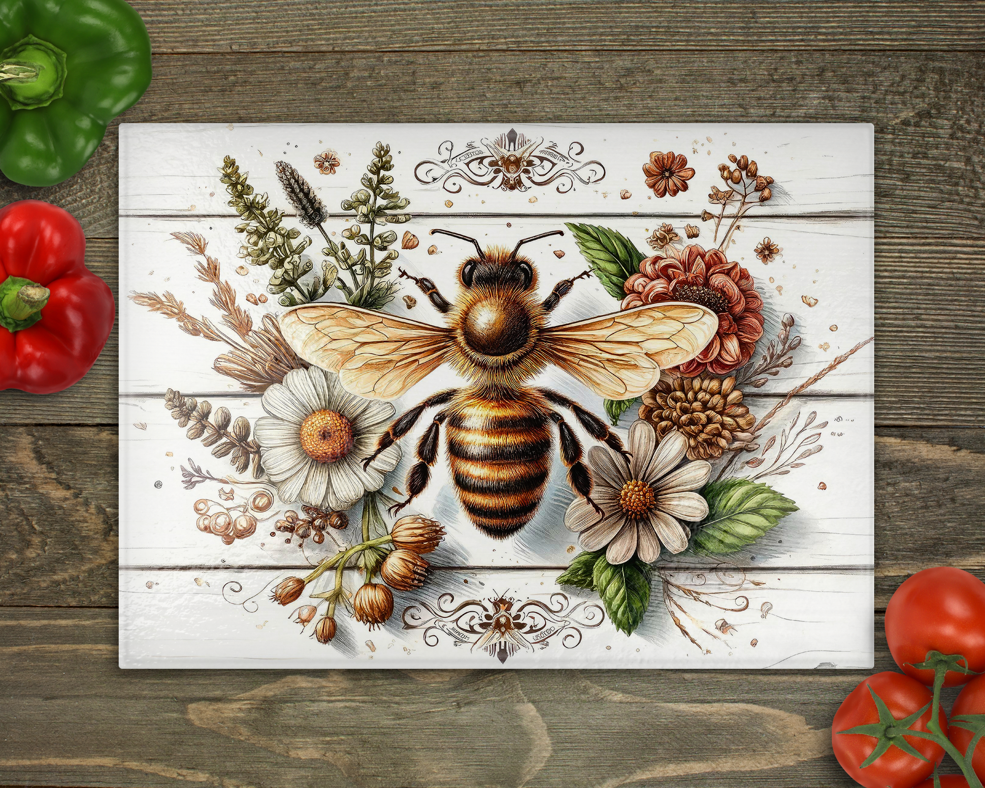 Honey Bee Cutting Board