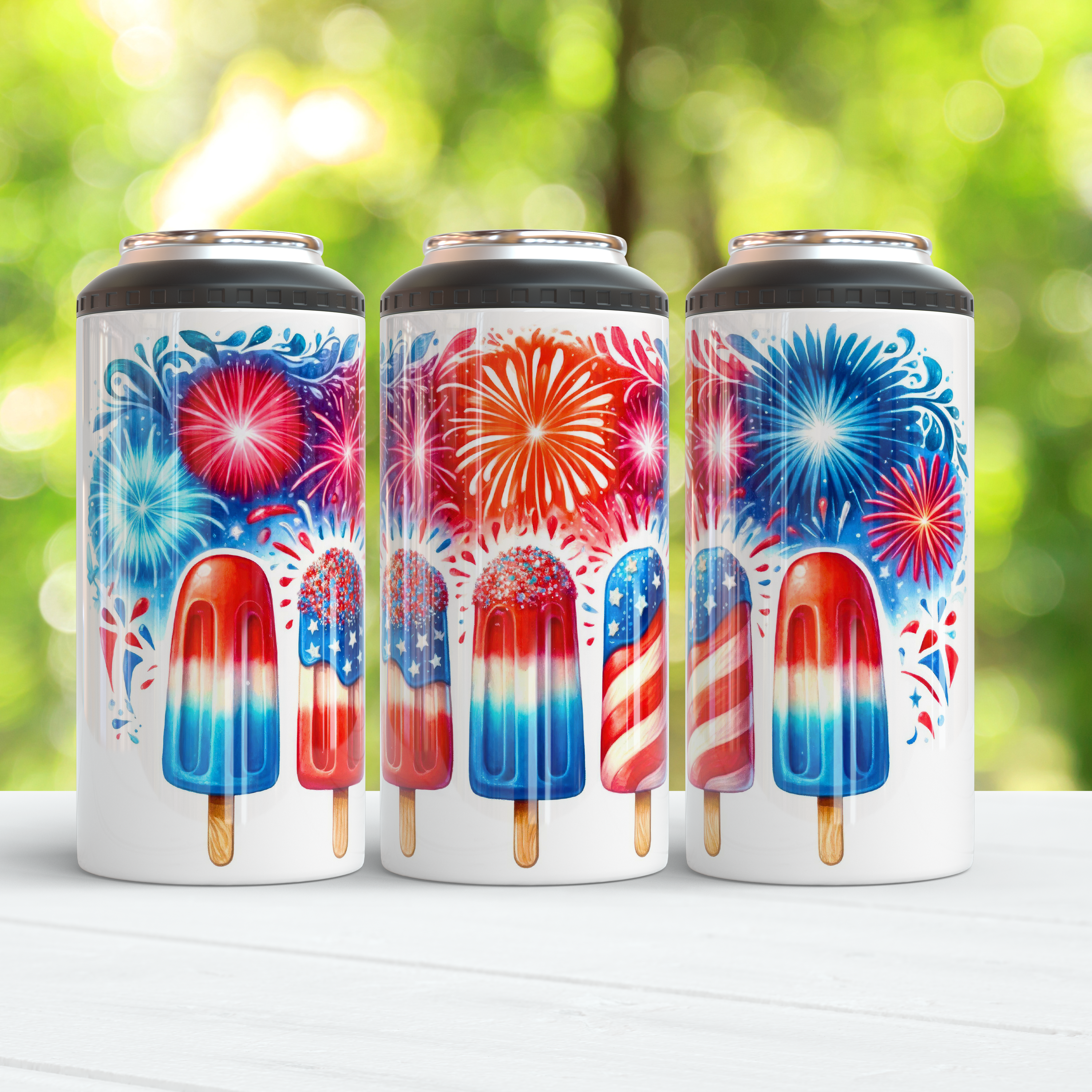 July Popsicles 4 in  1 Can Cooler