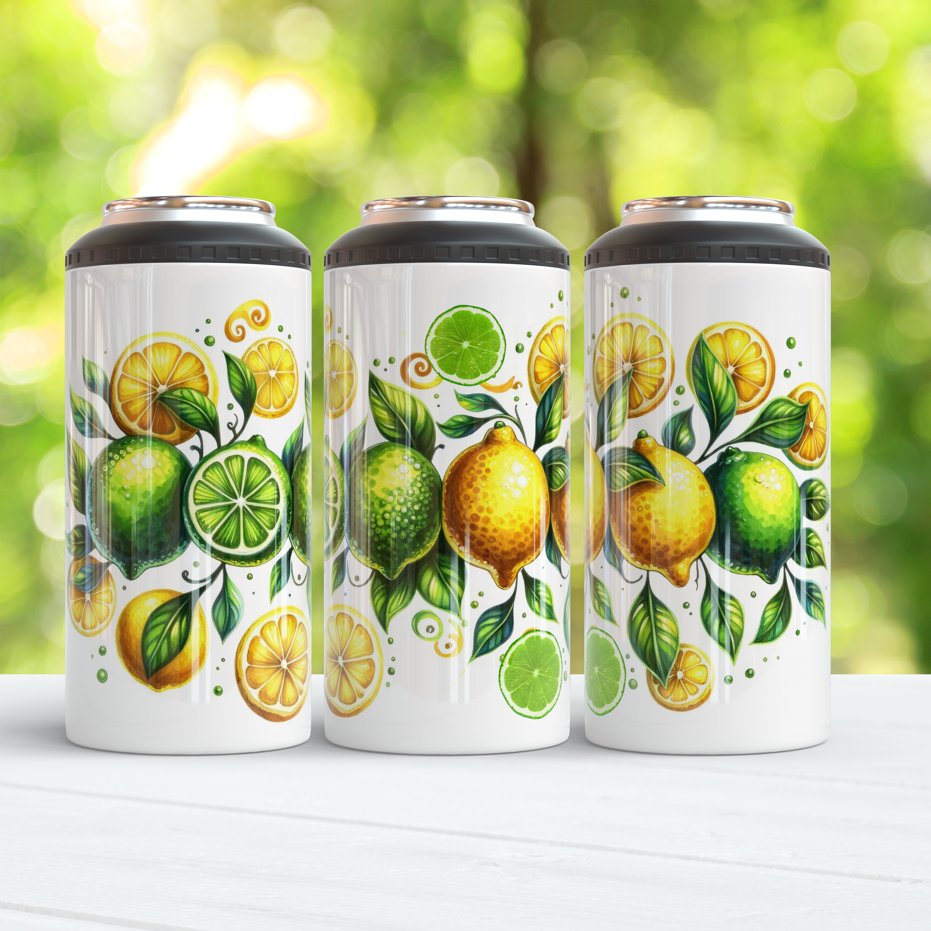 Lemons Limes 4 in  1 Can Cooler