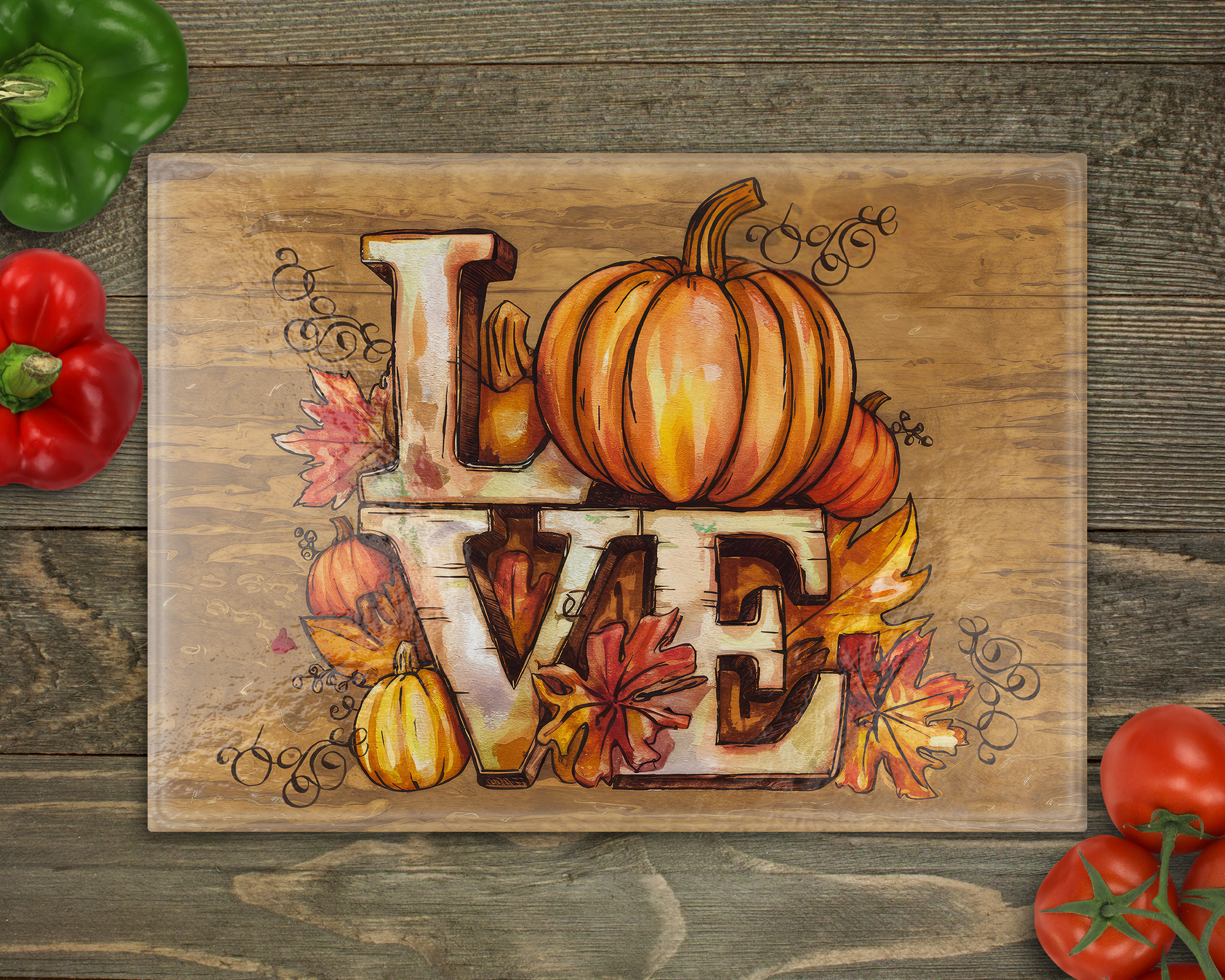 Love Fall Cutting Board