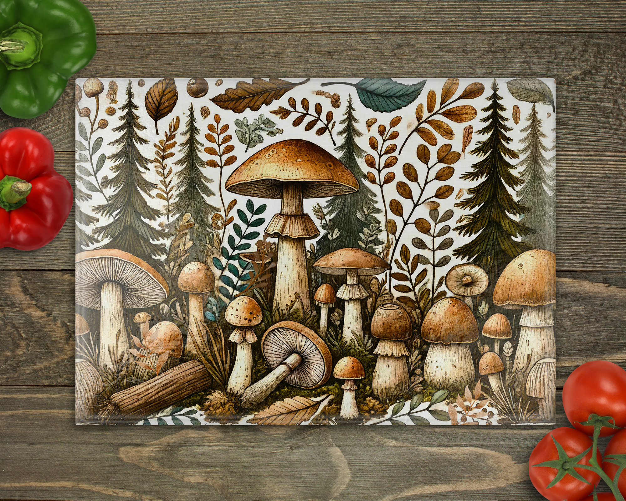 Mushroom Cutting Board