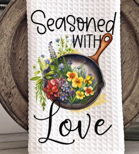 Seasoned with Love Tea Towel