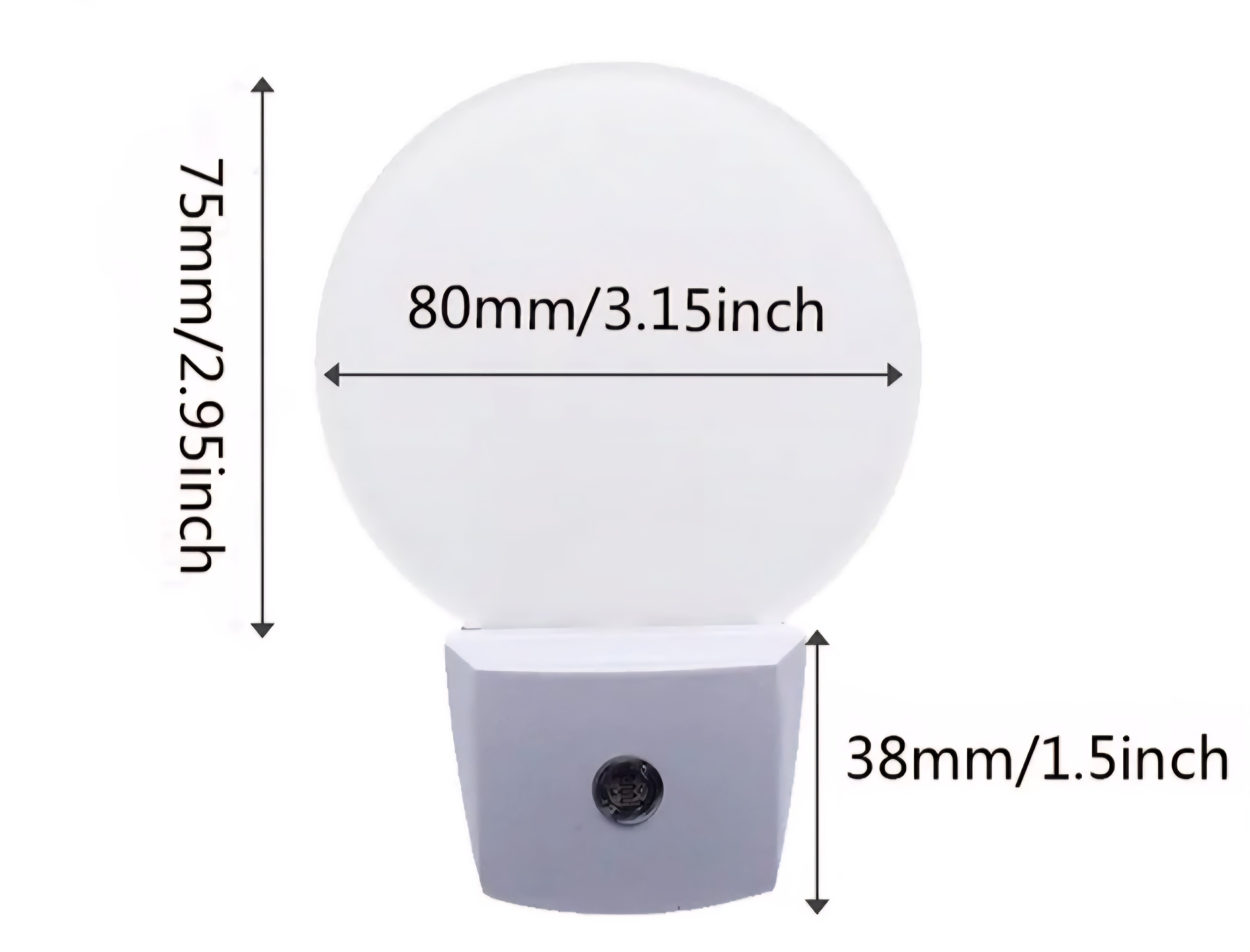 Sublimation Round Acrylic LED Night Light