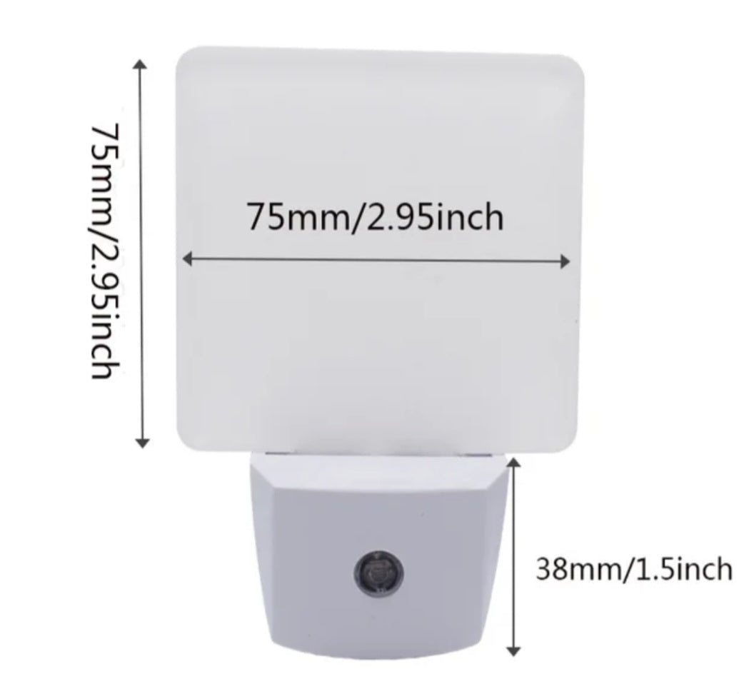 Sublimation Square Acrylic LED Night Light