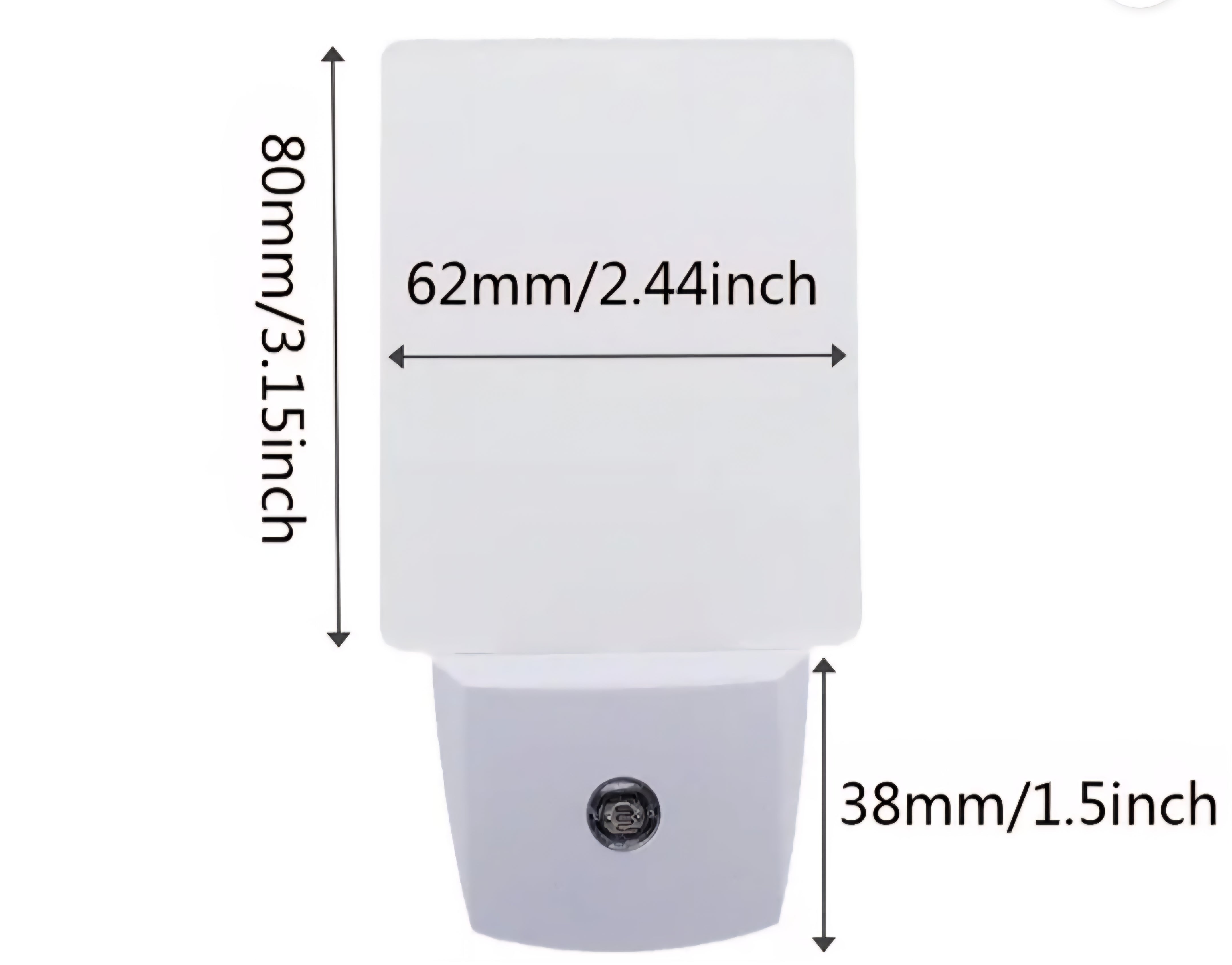 Sublimation Rectangle Acrylic LED Night Light