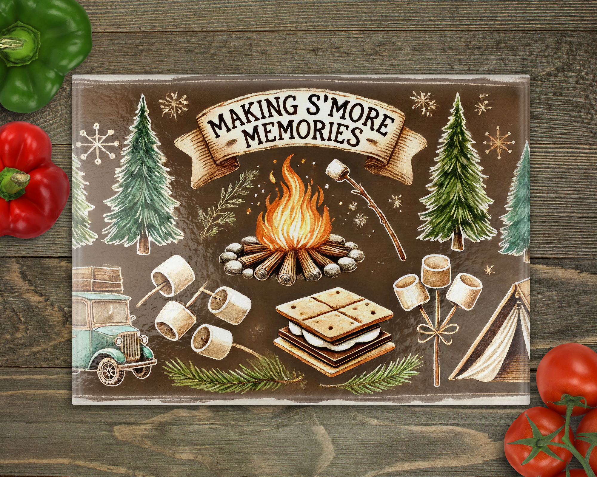 Making Smore Memories Cutting Board