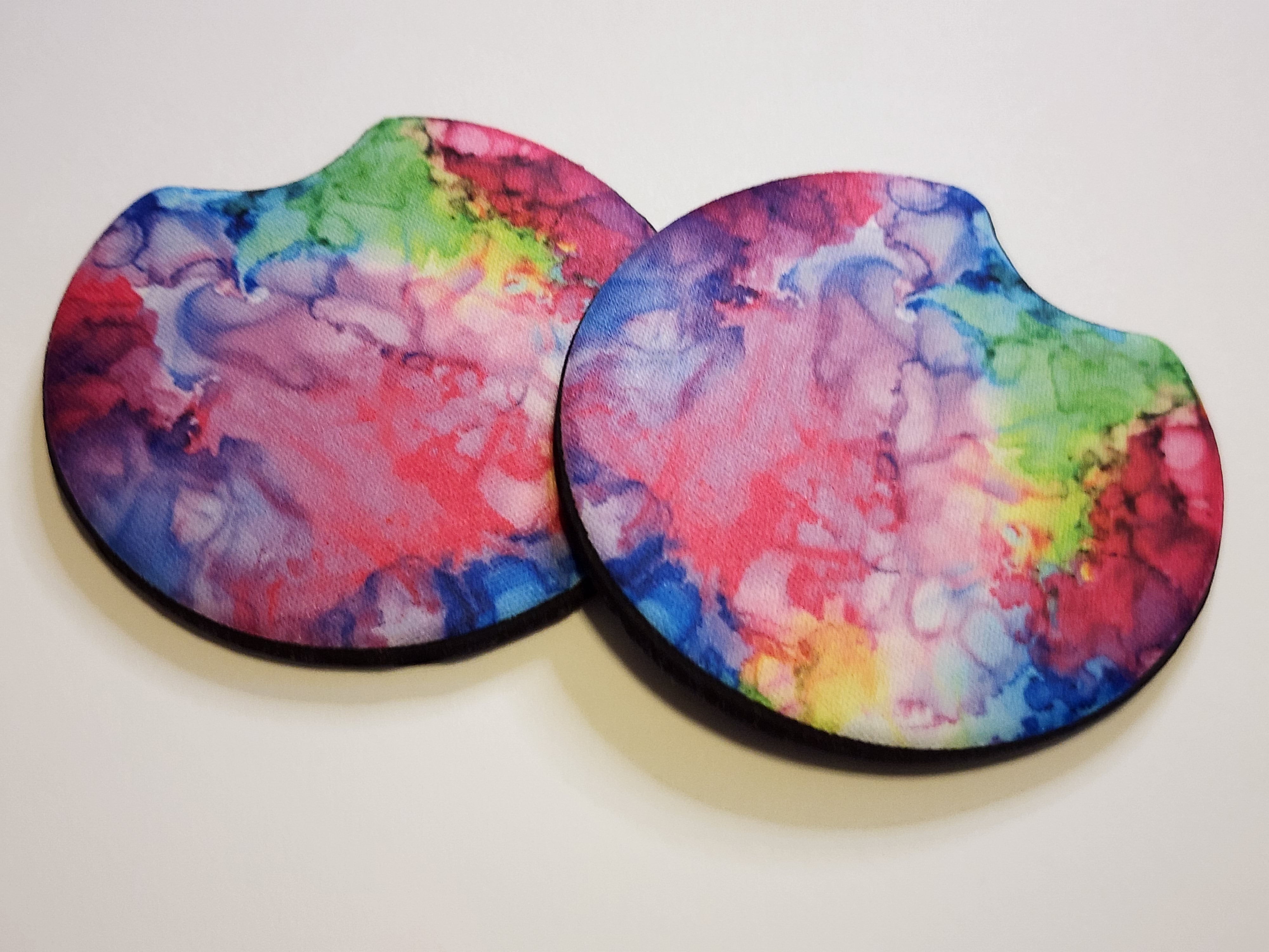 Watercolors Car Coasters