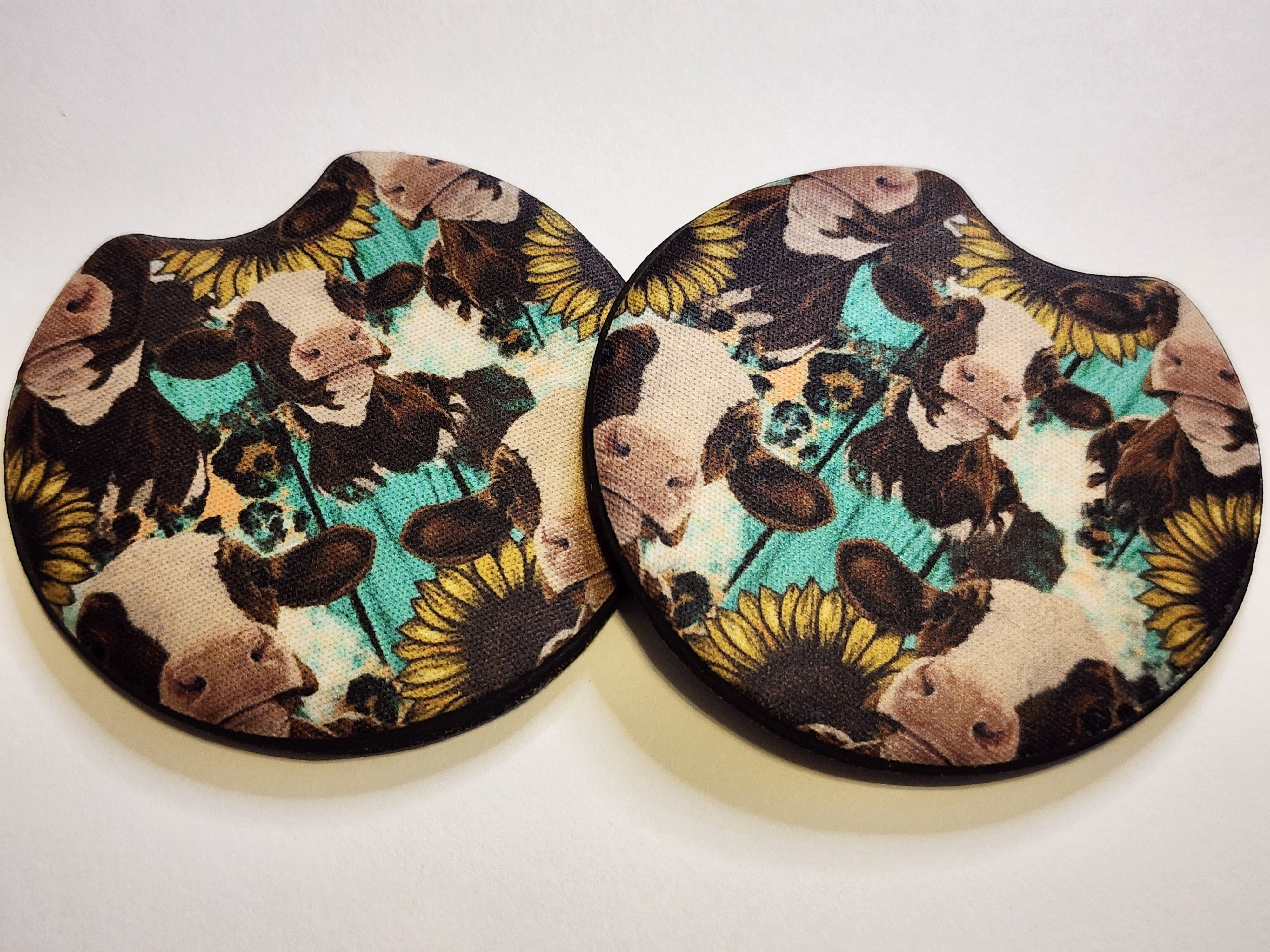 Cow Car Coasters