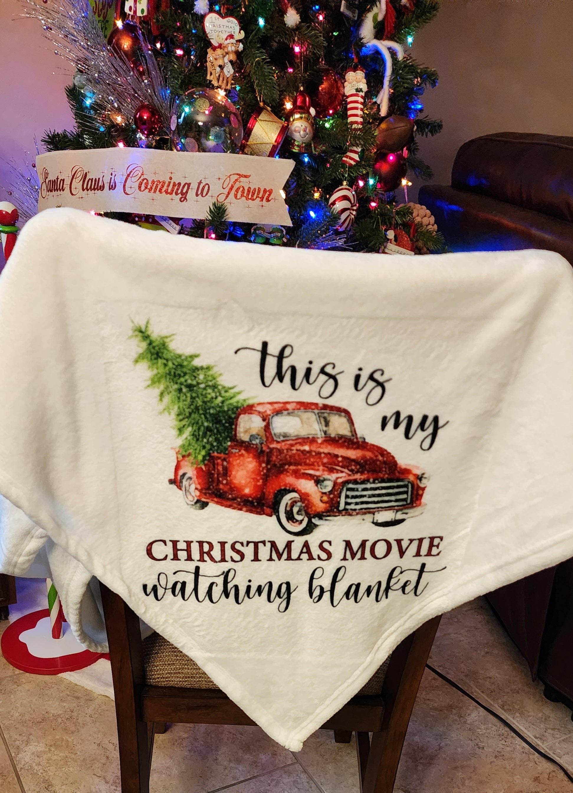 Christmas Movie watching Blanket