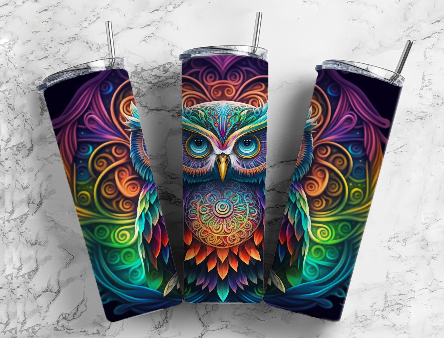 Colorful owl